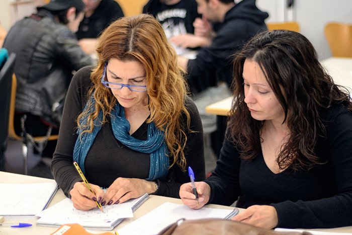 Alumnes a l'aula 